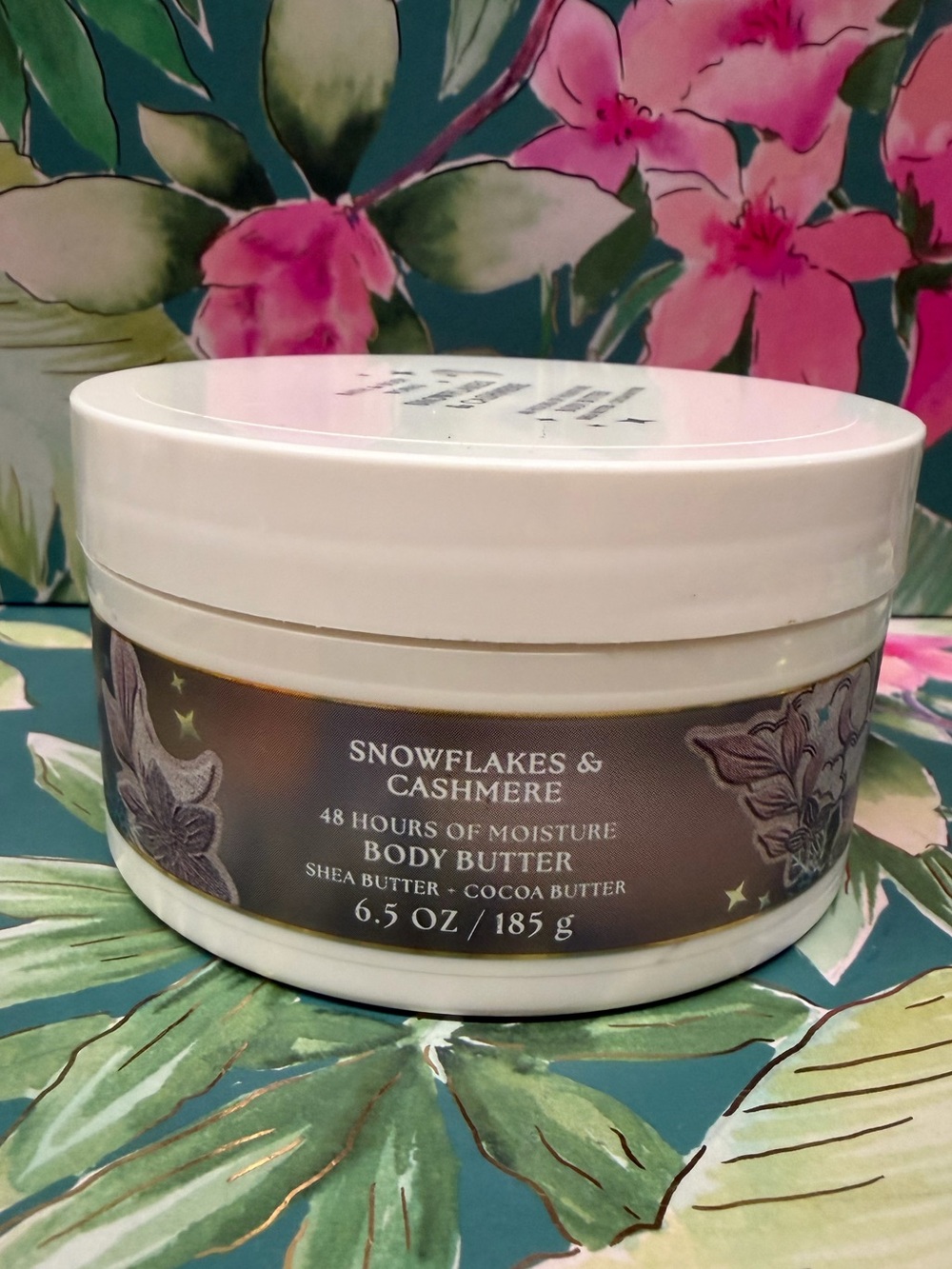 Bath & Body Works Snowflakes & Cashmere 48-Hour Moisture Body Butter 6.5 oz NWT